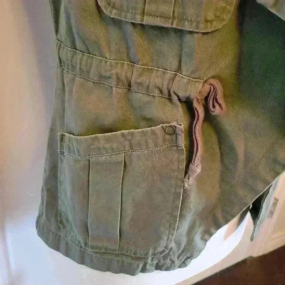 Utility Cargo Vest Military Inspired Multi-Pocket Tactical Style Layering Size S - Picture 4 of 8